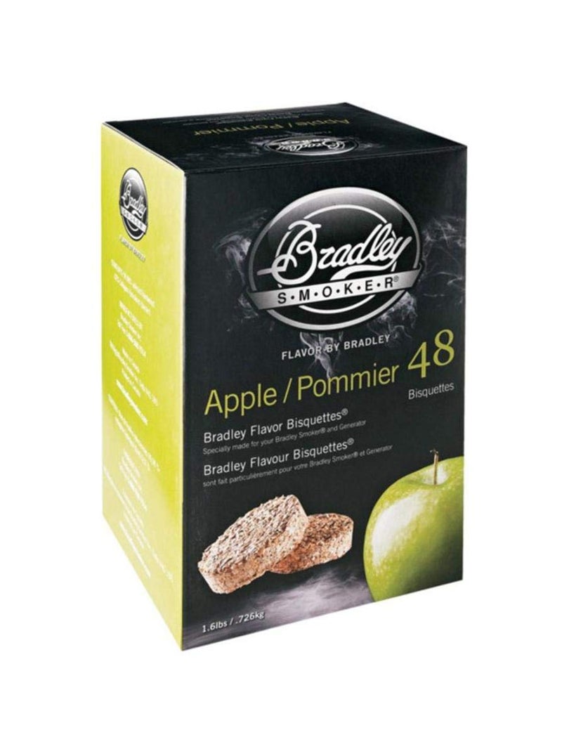 Bradley Smoker Bisquettes For Grilling and BBQ, Apple Special Blend, 48 Pack - Image 3